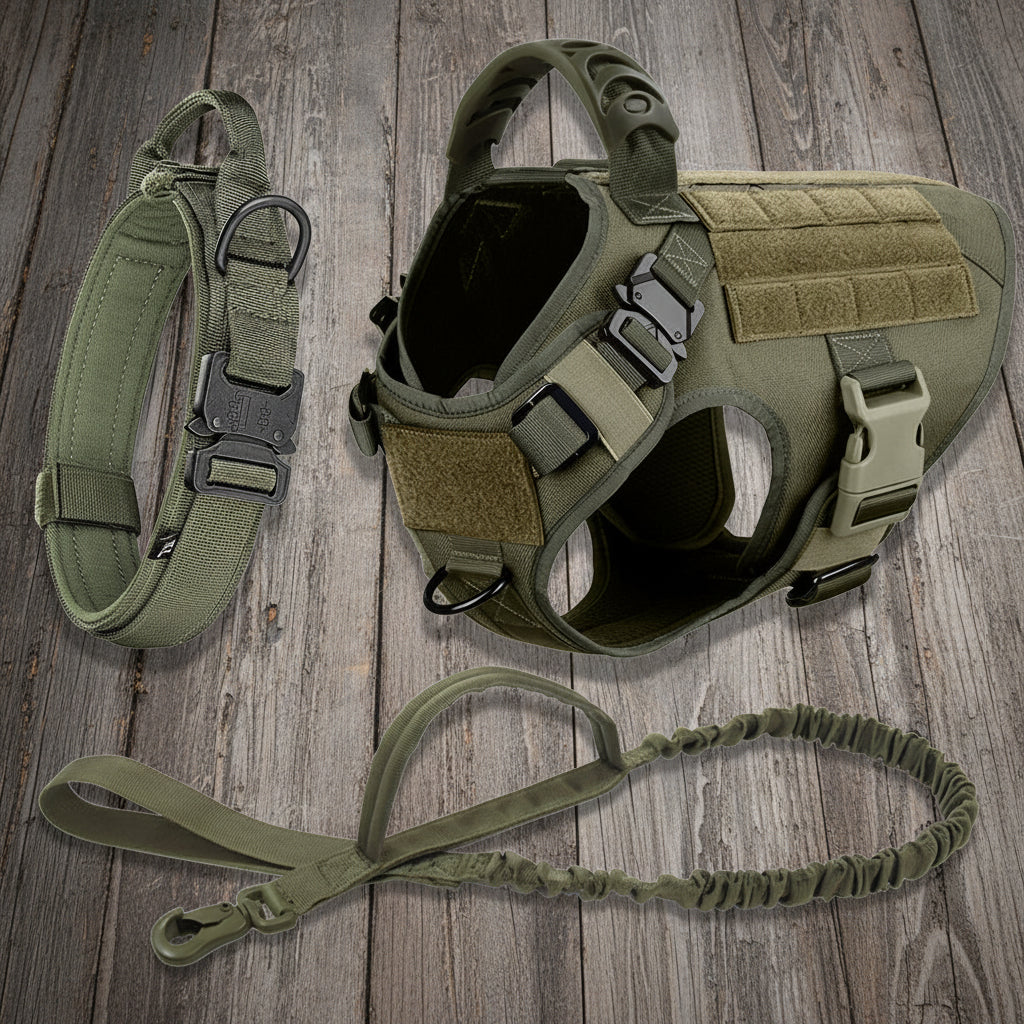 Harnais chien - StrongDog™ avec collier et laisse