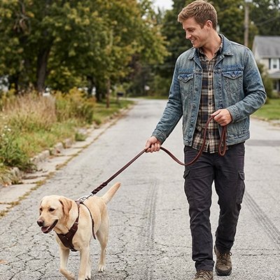 Laisse chien - CuirTotal™
