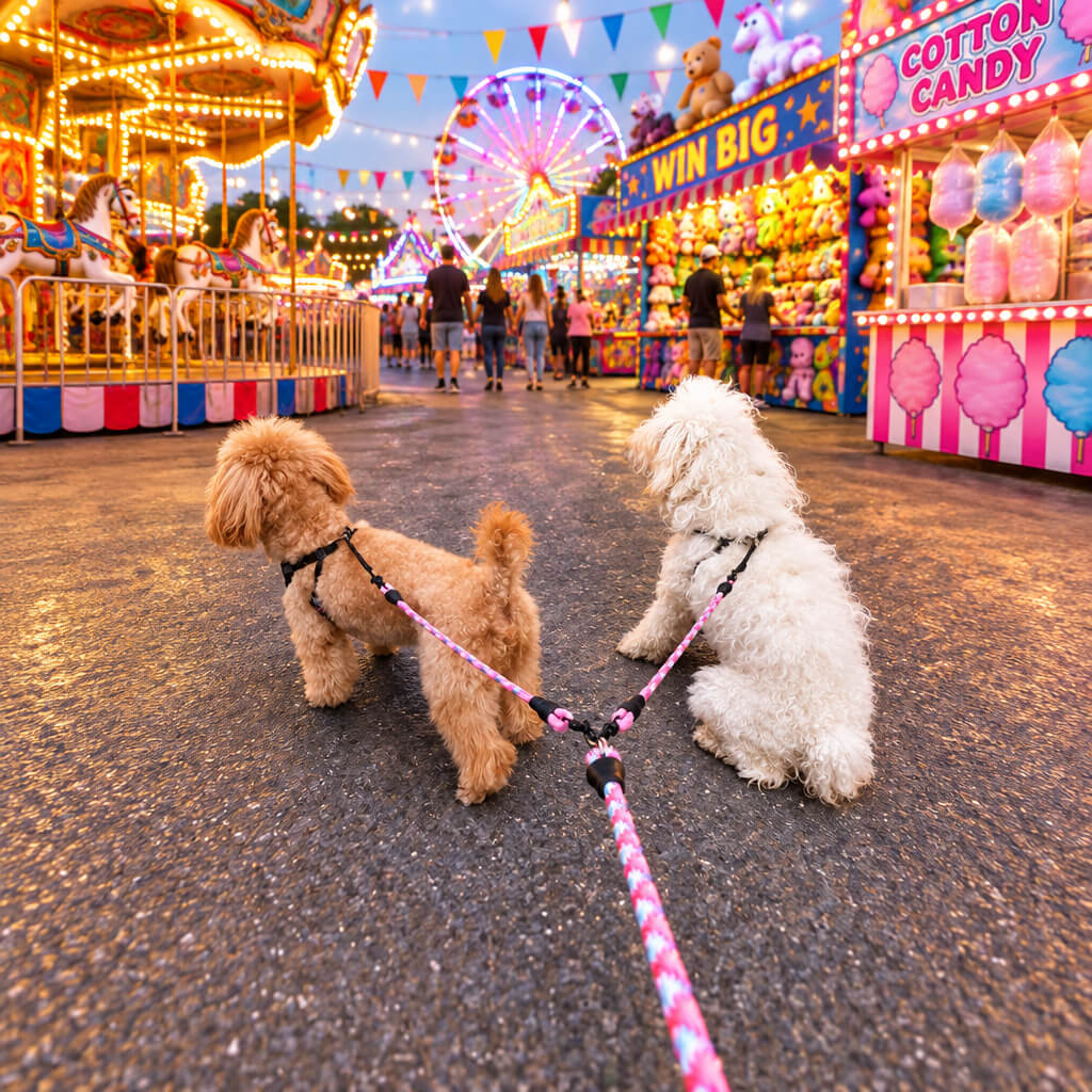 Laisse double pour Chien - DoubleDoggy™