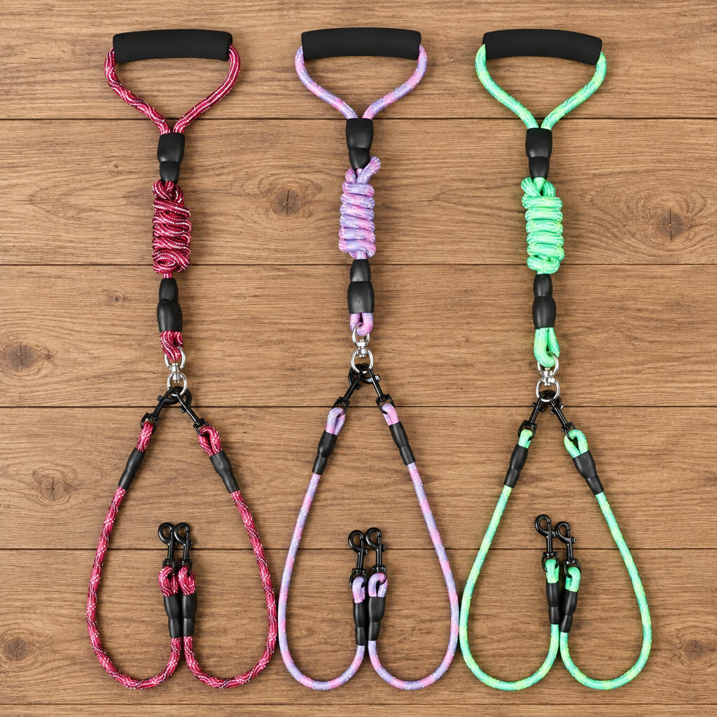 Laisse double pour Chien - DoubleDoggy™