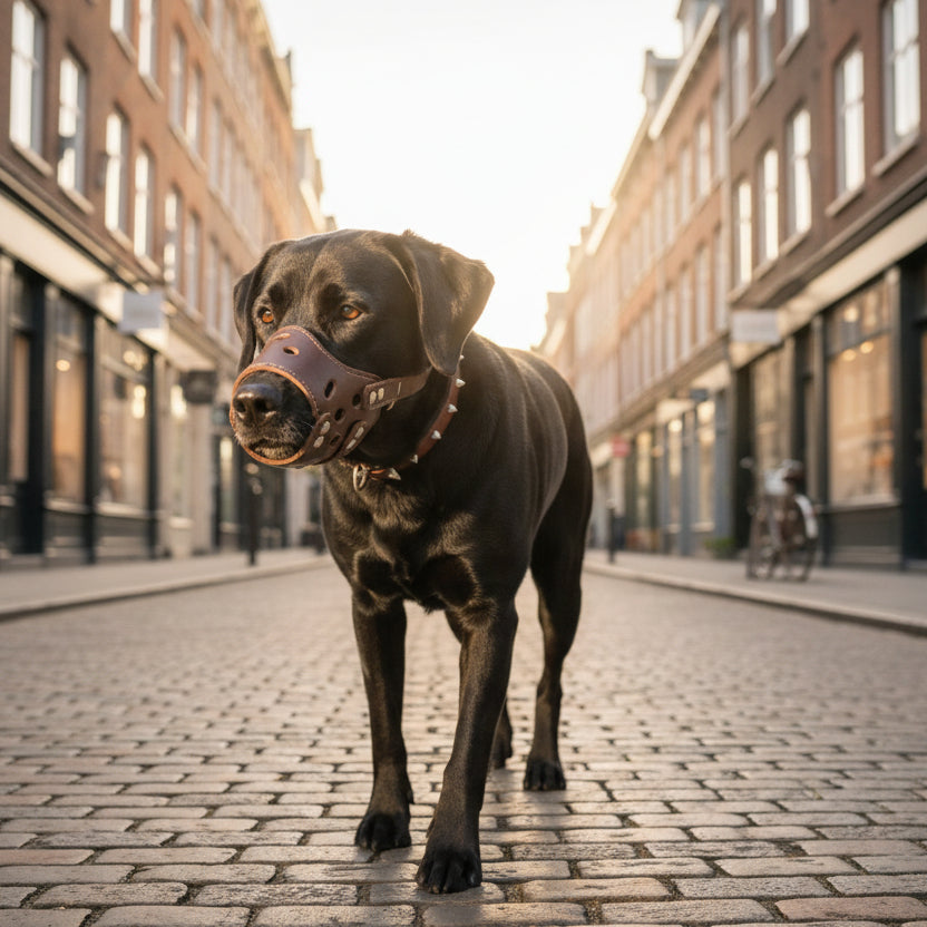 Muselière pour chien - SweetLeather™