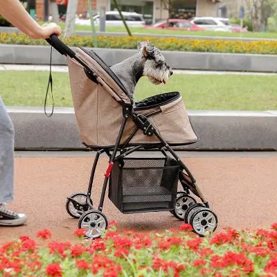 Poussette pour Chien - PetStroller™ - Beige - Ma Promenade avec Toutou