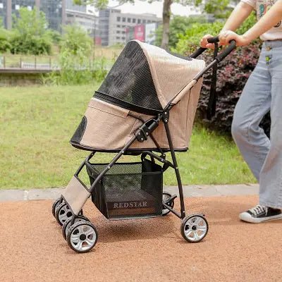 Poussette pour Chien - PetStroller™ - Beige - Ma Promenade avec Toutou