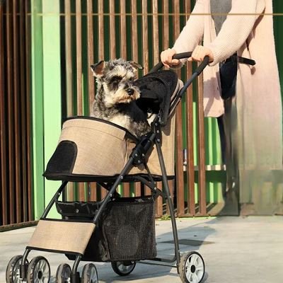 Poussette pour Chien - PetStroller™ - Beige - Ma Promenade avec Toutou