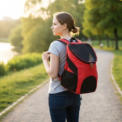 Sac a dos chien - EasyBring™ - Ma Promenade avec Toutou