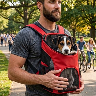 Sac a dos chien - EasyBring™ - Ma Promenade avec Toutou