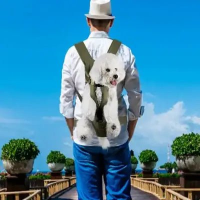 Sac à Dos pour Chien - PetCarrier™ - Vert - Ma Promenade avec Toutou