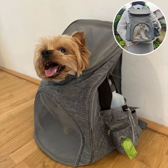 Sac à dos pour chien - RespiroSac™