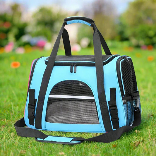 Sac de Transport pour Chien - DogCarrierBag™ - Bleu - Ma Promenade avec Toutou