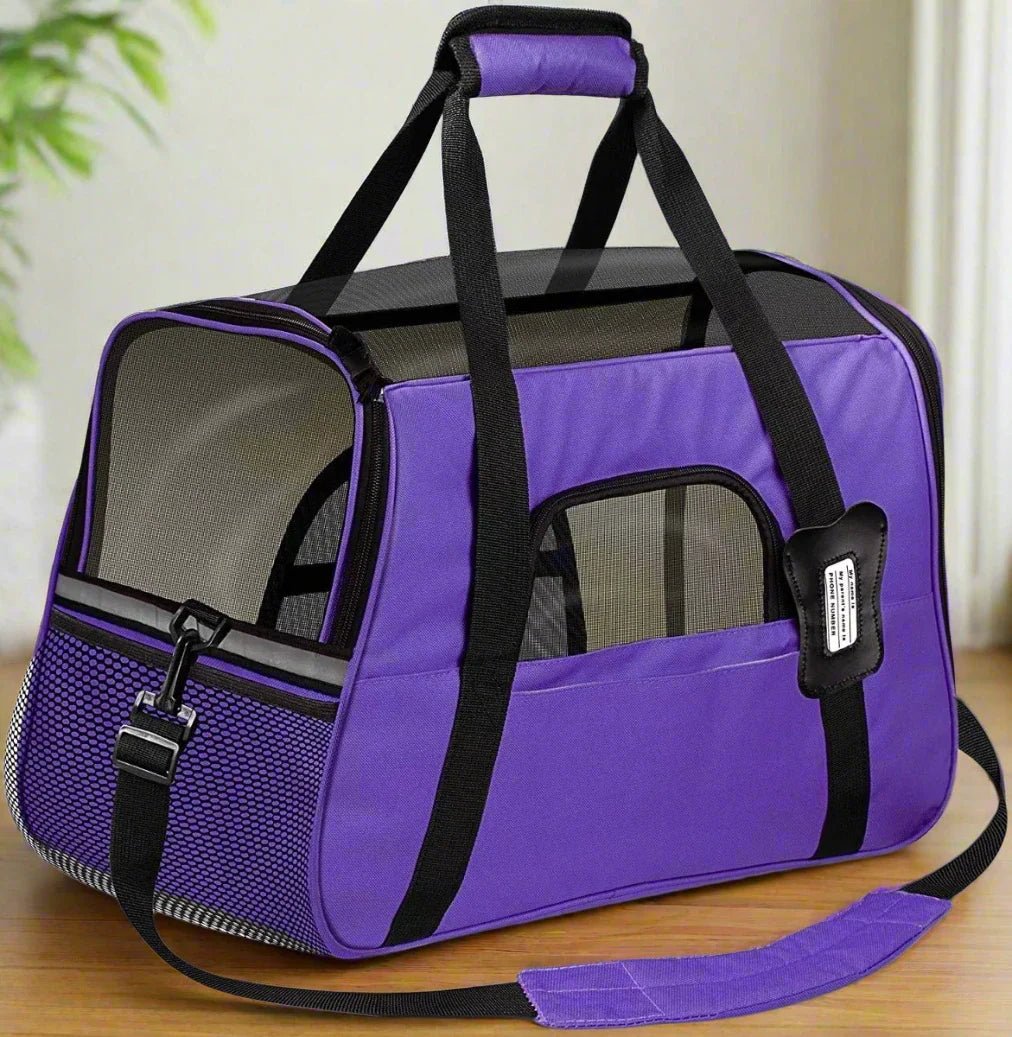 Sac de Transport pour Chien - DogCarrierBag™ - Violet - Ma Promenade avec Toutou