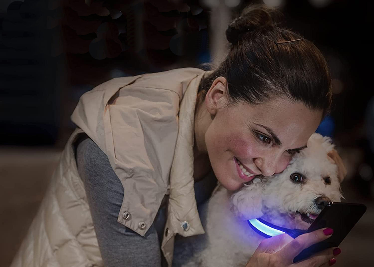 Collier GPS chien - LuminousAirCollar™