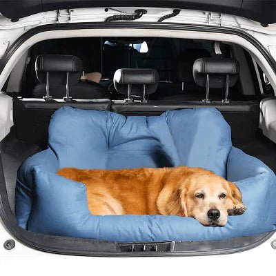 Siege Auto pour Chien - CarrierTravelDog™ - Bleu - Ma Promenade avec Toutou