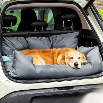 Siege Auto pour Chien - CarrierTravelDog™ - Gris - Ma Promenade avec Toutou