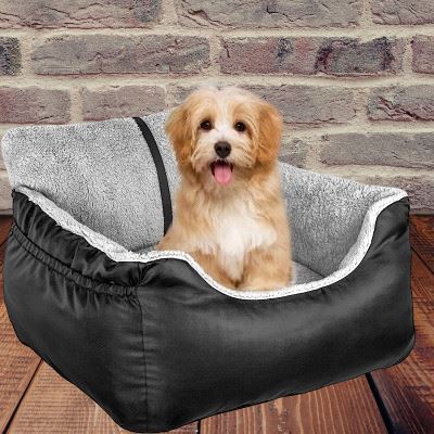 Siege Auto pour Chien - PetCarSeat™ - Noir - Ma Promenade avec Toutou