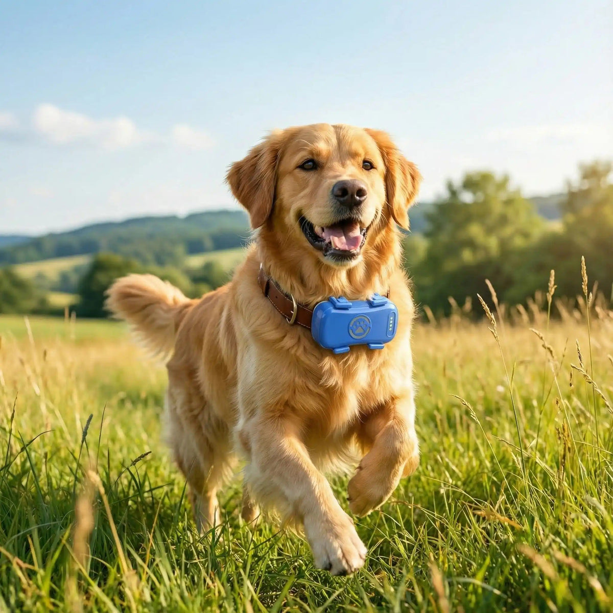 Traceur gps Chien - BlueFoundDog™ - Ma Promenade avec Toutou